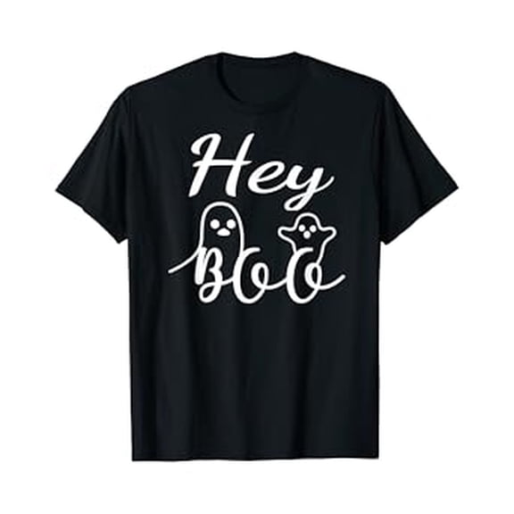 Hot Kiraa Tee With Hey Boo Halloween Shirt Funny Ghost Halloween Quote S-5Xl T-Shirt