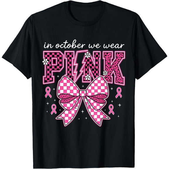 Hot Kiraa Tee With In October We Wear Pink S-5Xl T-Shirt