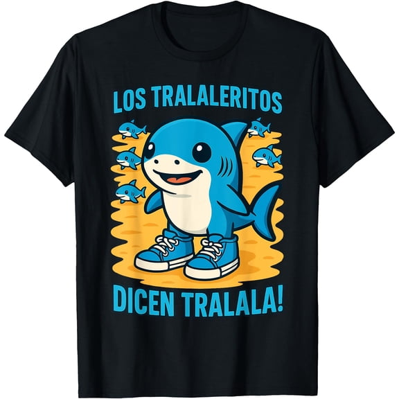 Hot Kiraa Tee With Italian Brainrot Los Tralaleritos Dicen Tralala, Funny Meme S-5Xl T-Shirt