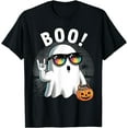 thumbnail image 1 of Hot Kiraa Tee With Rock Ghost Retro Halloween Pumpkin Funny Boo S-5Xl T-Shirt, 1 of 2