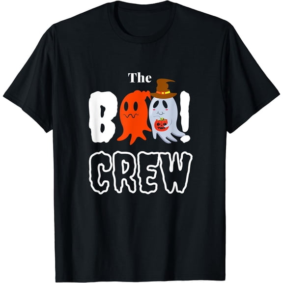 Hot Kiraa Tee With The Boo Crew Shirt Halloween Family Pajamas S-5Xl T-Shirt