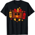 thumbnail image 1 of Hot Kiraa Tee With Video Games Thanksgiv Turkey Gamer Gam Teens S-5Xl T-Shirt, 1 of 2