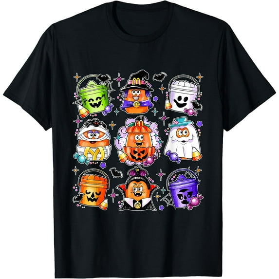 Hot Kiraa Tee With Vintage Funny Halloween Pumpkin Spooky Nuggets Chicken Cute S-5Xl T-Shirt