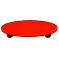 thumbnail image 1 of Hot Knobs HK1002-POB Tomato Red Oval Glass Cabinet Pull - Black Post, 1 of 1