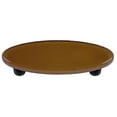 thumbnail image 1 of Hot Knobs HK1015-POB Light Bronze Oval Glass Cabinet Pull - Black Post, 1 of 1