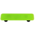 thumbnail image 1 of Hot Knobs HK1017-PB Spring Green Rectangle Glass Cabinet Pull - Black Post, 1 of 1