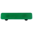 thumbnail image 1 of Hot Knobs HK1021-PB Emerald Green Rectangle Glass Cabinet Pull - Black Post, 1 of 1
