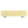 thumbnail image 1 of Hot Knobs HK1040-PA Marzipan Striker Rectangle Glass Cabinet Pull - Aluminum Post, 1 of 1