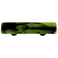 thumbnail image 1 of Hot Knobs HK2057-PB Black Swirl Spring Green Rectangle Glass Cabinet Pull - Black Post, 1 of 1