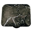 thumbnail image 1 of Hot Knobs HK4009-KB Metallic Fractures Slate Square Glass Cabinet Knob - Black Post, 1 of 1