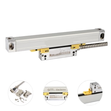 SINO KA500 DRO Scale – 70mm To 420mm, Slim Design, 0.005mm Resolution – Various Lengths