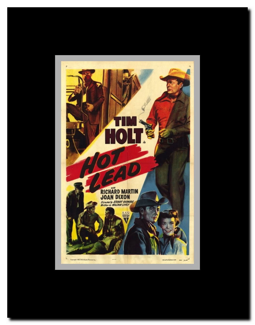 Hot Lead Framed Movie Poster
