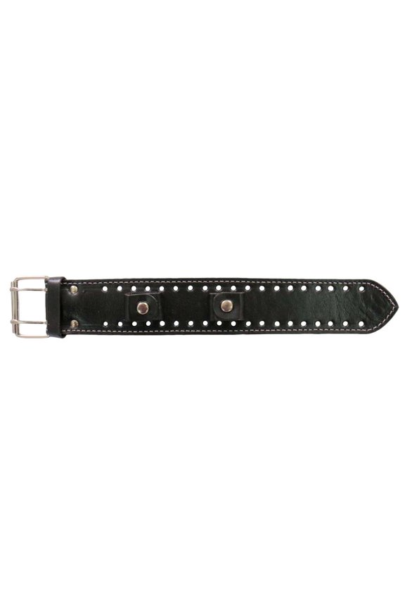 WTB1023 1.5 in. Contrast Studs Watch Band - Black