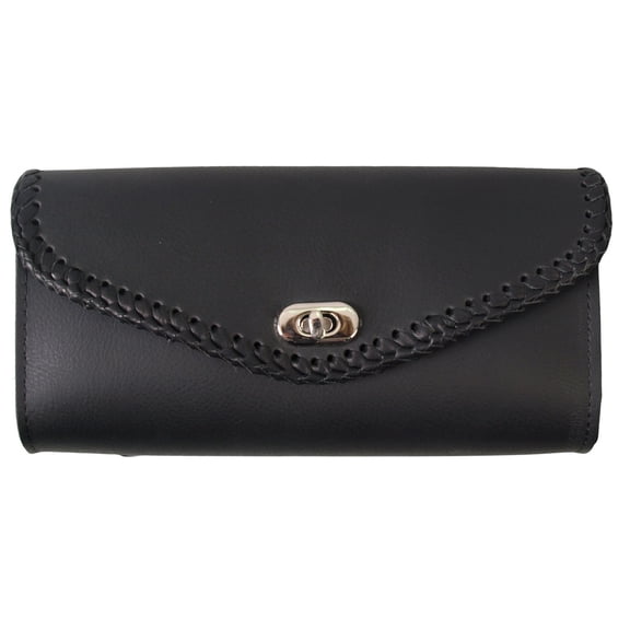 Hot Leathers WDA1003 PVC Medium Windshield Bag with Laced Detail 10X5X3 10X5X3