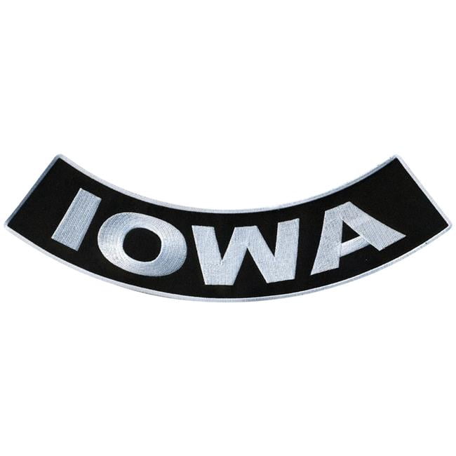 Hot Leathers Iowa 12” X 3” Bottom Rocker Patch PPM5029 12 Width x 3 ...