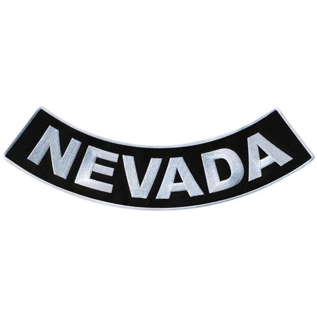 Hot Leathers Nevada 12” X 3” Bottom Rocker Patch PPM5055 12 Width x 3 ...