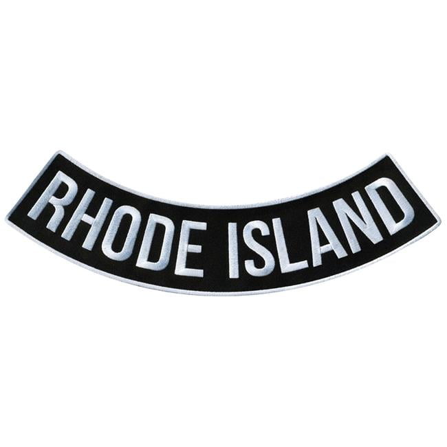 Hot Leathers Rhode Island 12” X 3” Bottom Rocker Patch PPM5077 12 Width ...