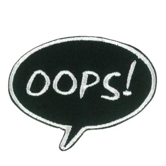 Hot Leathers PPW1197 2.5 x 2 in. Oops Patch - Multi Color