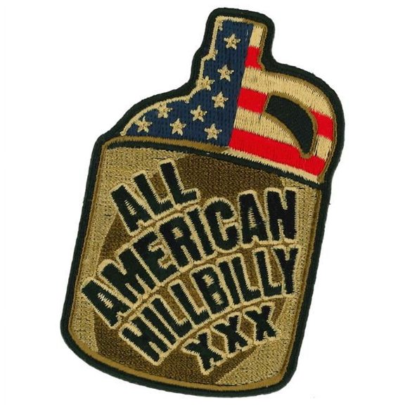 Hot Leathers All American Hillbilly 3.5" Patch PPQ1900 2.5 Width x 3.5 Height Inches