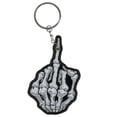 thumbnail image 1 of Hot Leathers KCH1040 Skeleton Finger Embroidered Key Chain 2X4, 1 of 2