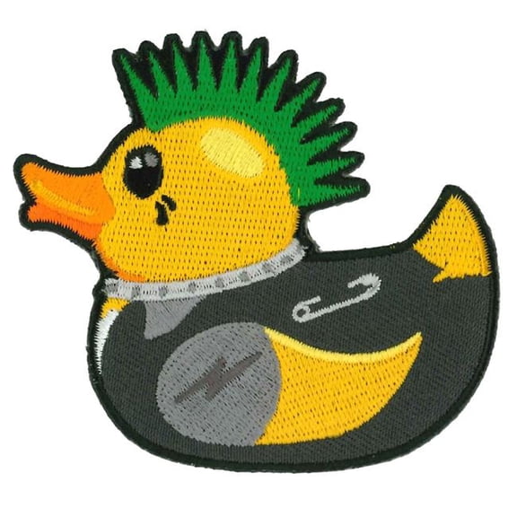 Hot Leathers PPQ2230 3 x 2.5 in. Punk Rubber Duck Patch - Multi Color