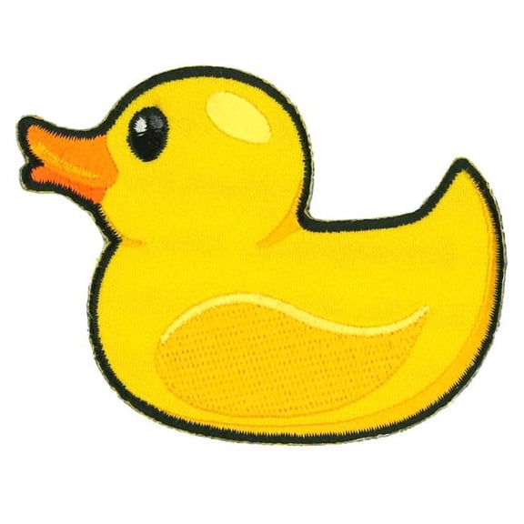 Hot Leathers  3 x 2.5 in. Rubber Duck Patch - Multi Color