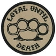 thumbnail image 1 of Hot Leathers PPL9817 Loyal Until Death 3"x 3" Patch 3 Width x 3 Height Inches, 1 of 1