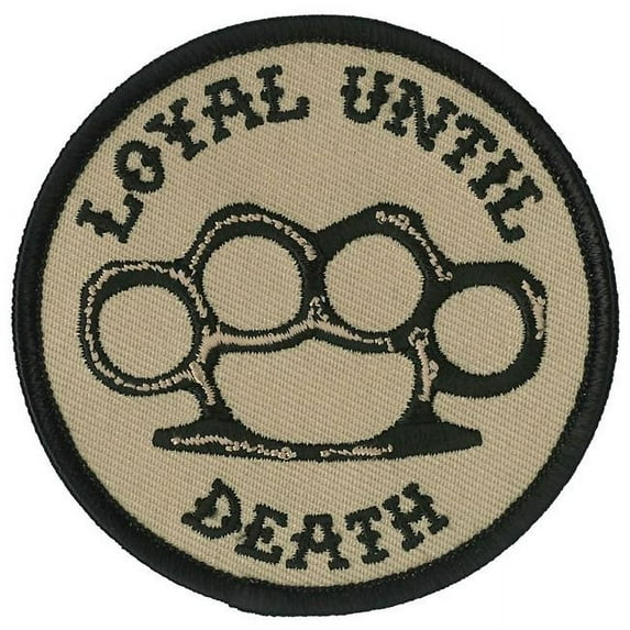 Hot Leathers PPL9817 Loyal Until Death 3"x 3" Patch 3 Width x 3 Height Inches
