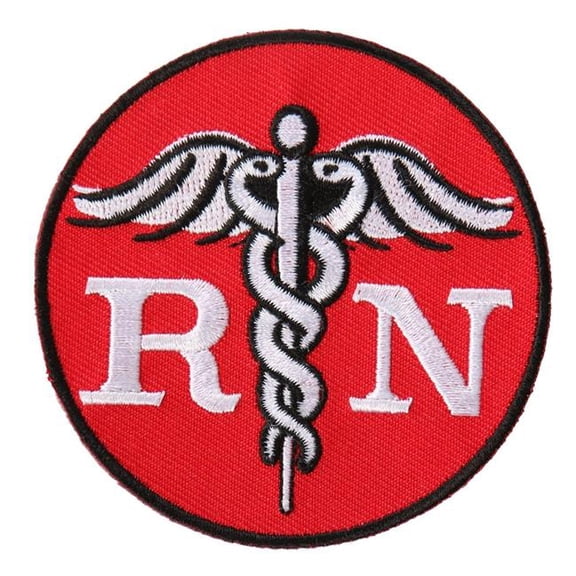 Hot Leathers  3 x 3 in. RN Circle Patch - Multi Color