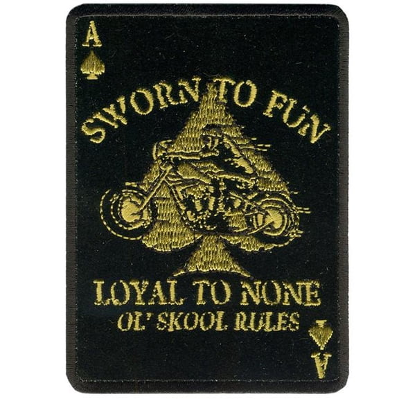Hot Leathers PPA2842 3 x 4 in. Loyal to None Patch - Multi Color