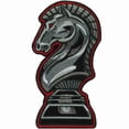 thumbnail image 1 of Hot Leathers  3 x 5 in. Black Knight Chess Patch - Multi Color, 1 of 1