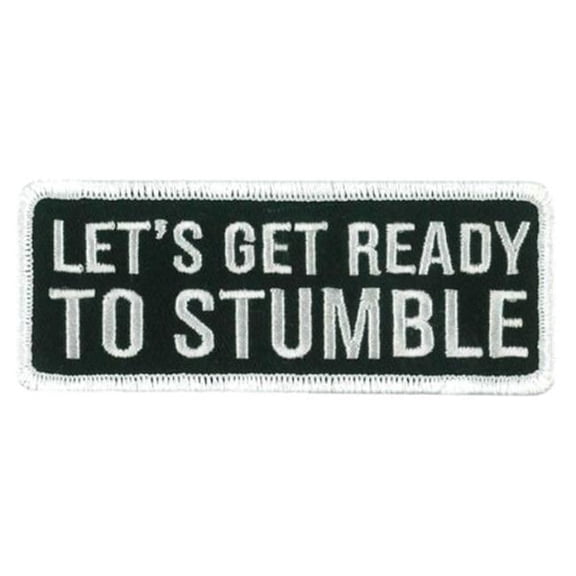 Hot Leathers PPW1258 4 x 1.5 in. Stumble Patch - Multi Color