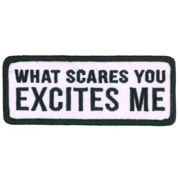 Hot Leathers PPW1263 4 x 1.5 in. What Scares Patch - Multi Color