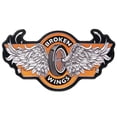 thumbnail image 1 of Hot Leathers PPA6180 Broken Wings 4" x 2" Patch 4 Width x 2 Height Inches, 1 of 3