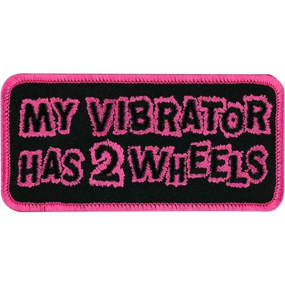 Hot Leathers PPL9348 4 x 2 in. My Vibrator Patch - Multi Color