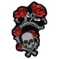 thumbnail image 1 of Hot Leathers PPB1090  Refliective Skulls N BNS 4" x 3" Patch 4 Width x 3 Height Inches, 1 of 3