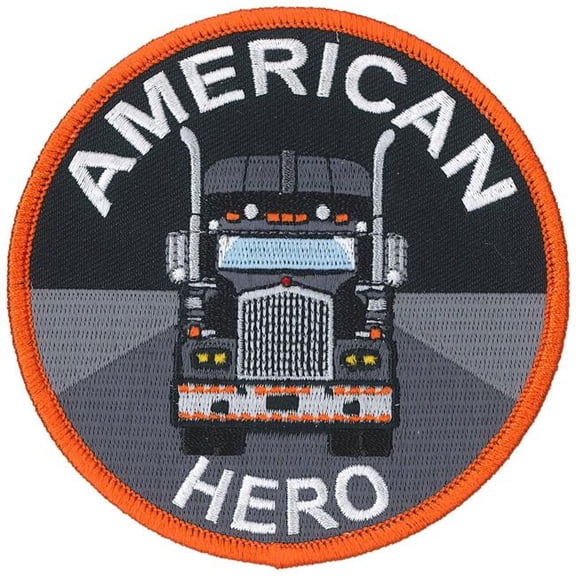 Hot Leathers PPL9849 4 x 4 in. American Hero Patch - Multi Color