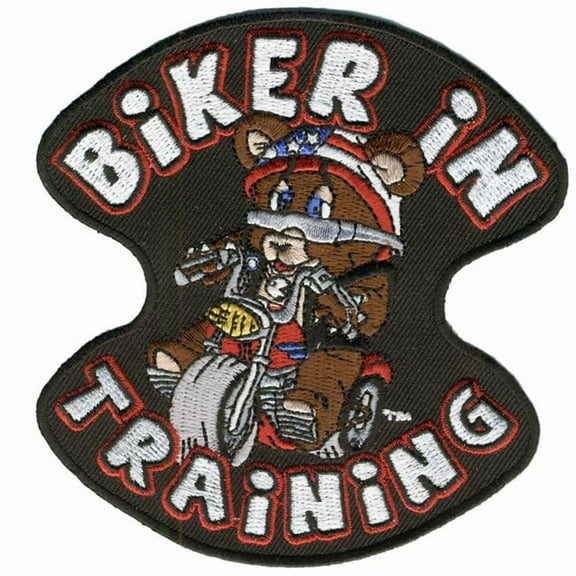 Hot Leathers PPA3240 Biker In Training 4" x 4" Patch 4 Width x 4 Height Inches
