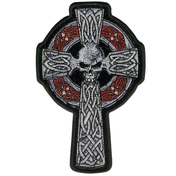 Hot Leathers 7 x 11 in. Celtic Cross Patch - Multi Color