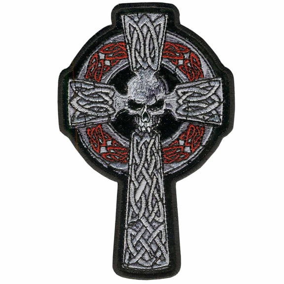 Hot Leathers Celtic Cross 7" x 11" Patch PPA3377 7 Width x 11 Height Inches