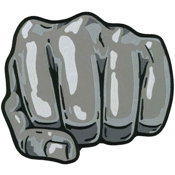 Hot Leathers PPQ1928 9 x 8 in. Fist Punch Patch - Multi Color