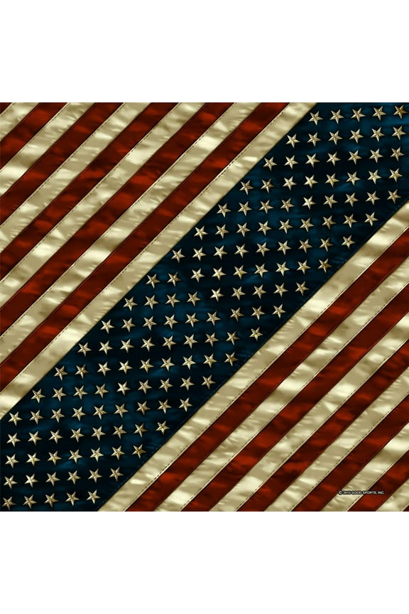 BAB1078 Vintage American Flag  Bandana 21X21