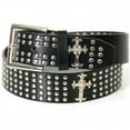 thumbnail image 1 of Hot Leathers BLA1033 Center Weave Black Leather Belt Large, 1 of 1