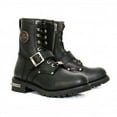 thumbnail image 1 of Hot Leathers BTL1001 Ladies 7-inch-Tall Logger Leather Boots with Buckle 11, 1 of 10