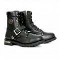 thumbnail image 1 of Hot Leathers BTM1006 Men's Black 8-inch Logger Leather Boots with Adjustable Buckle 7, 1 of 10