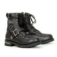 thumbnail image 1 of Hot Leathers BTM1017 Men’s Black Grave Rub Skull Tall Logger Motorcycle Boot 8.5, 1 of 9