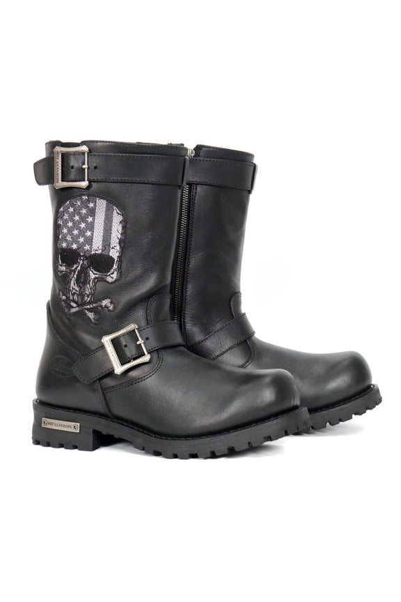 Men's American Reaper Black Engineer Boots, BTM1018 7