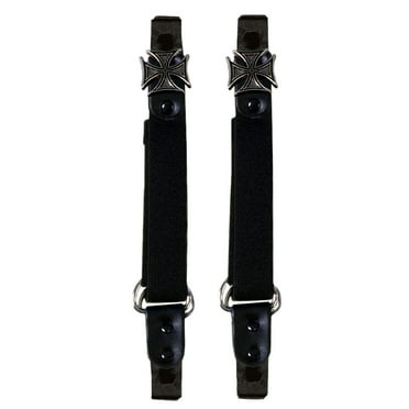 Hot Leathers BUA2013 Iron Cross Motorcycle Riding Pant Clips One Size