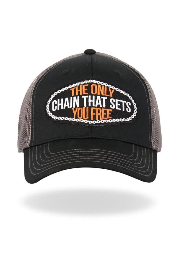 GSH1041 That Sets You Free Trucker Hat - Black & Grey - Adjustable Size