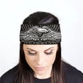 thumbnail image 1 of Hot Leathers  Bling Bands Down Wing Eagle Rhinestone Crystal Headband Wraps - Multi Color - One Size Fits Most, 1 of 1